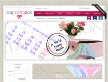 Tablet Screenshot of mypantybox.com